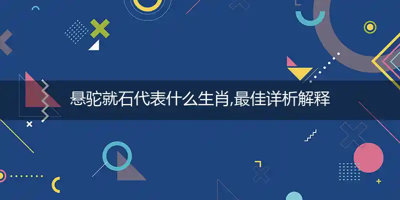 悬驼就石代表什么生肖,最佳详析解释